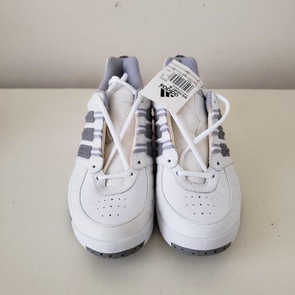 VTG Adidas Big Court M White Shoes Sneakers Size 10 2000 Deadstock w/ Defects - Picture 4 of 12